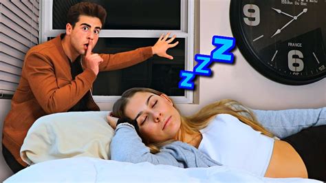 Sneaking Out In The Middle Of The Night Prank On Girlfriend Youtube