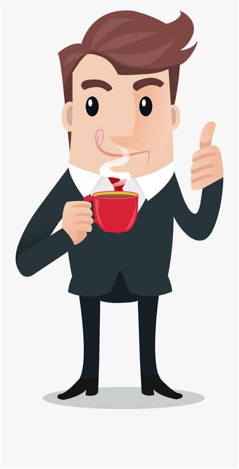 Drinking Coffee Clipart