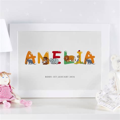 Personalised Childrens Name Art The Chatterbox Blog