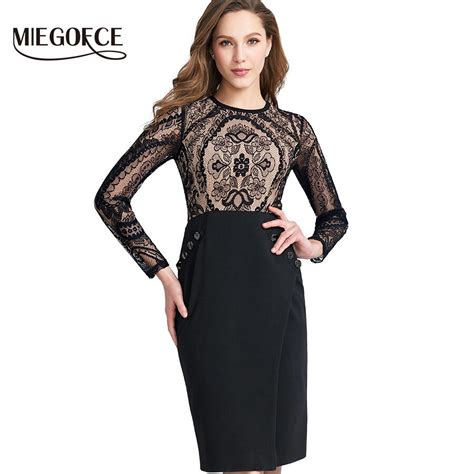 Women Fitted Dress Elegant Casual Office Dresses In European Style With