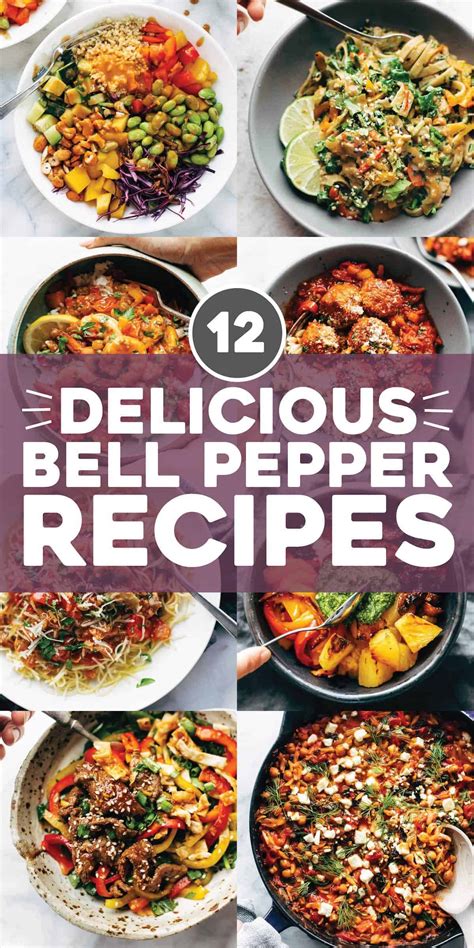 12 Favorite Bell Pepper Recipes Pinch Of Yum