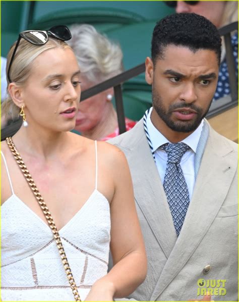 Rege Jean Page Girlfriend Emily Brown Make Rare Appearance Together At Wimbledon Photos