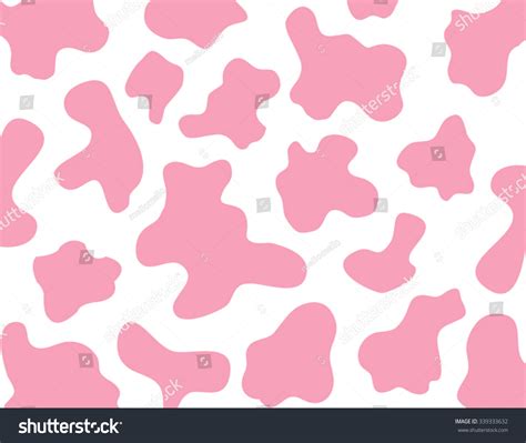 Pink Cow Texture Background Backdrop Pattern Wallpaper Vector