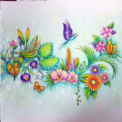 Johanna Basford Magical Jungle Prismacolor Premier Coloring Book