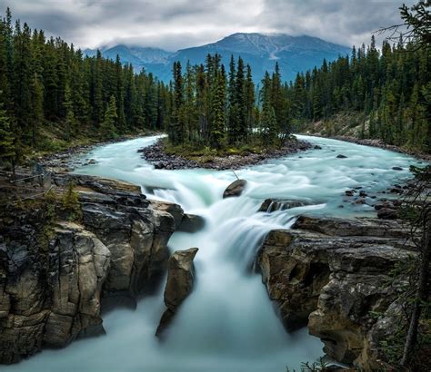 Sunwapta Falls Alberta Canada — By Gavin Hartigan Canada Canada