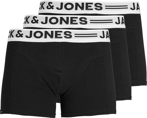 Jack And Jones Mens Sense Trunks 3 Pack Noos Clothing Shoes And Jewelry