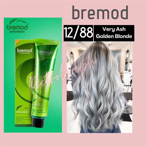 Bremod Hair Color Ml Set With Oxidizer Very Ash Golden Blonde Lazada Ph