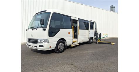 2015 Toyota Coaster 17 Seater Wheelchair Bus For Sale