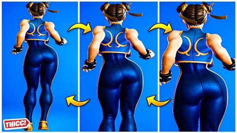 Fortnite Chun Li Party Hips 10 Hour Up Close 🍑😘 Sypherpk Favourite Thicc Skin 😍🔥 Youtube