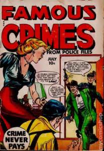 Famous Crimes 1948 Comic Books