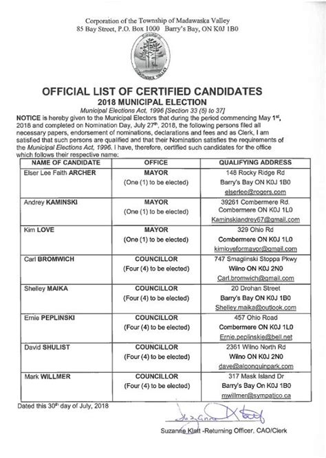 The app also lets you view the list of candidates as well as the results of the election when it's available. Breaking news: Official list of certified candidates ...