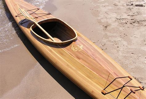 The Thunder Bay Cedar Strip Kayak Wood Kayak Wood Canoe Cedar Strip