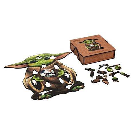 Baby Yoda Wooden Puzzle Baby Yoda Jigsaw Puzzle