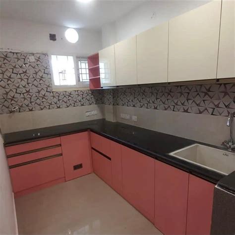 Modern Pvc L Shape Kitchen Designing Service At Rs 1250square Feet In