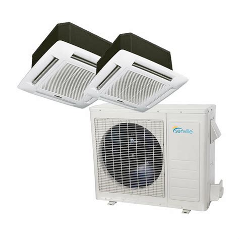 For traditional central air, noise depends on the each head or cassette is visible in any room where mounted. 36000 BTU Dual Zone Ductless Mini Split Air Conditioner ...