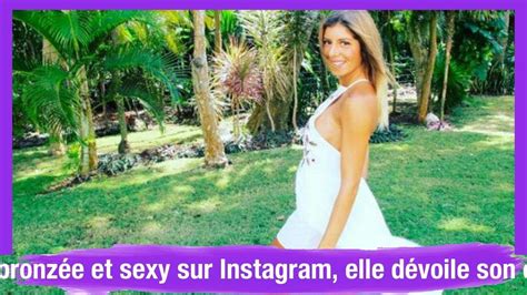 Sarah Lopez Bronz E Et Sexy Sur Instagram Elle D Voile Son Corps De