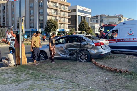Aydın da trafik kazası 6 yaralı