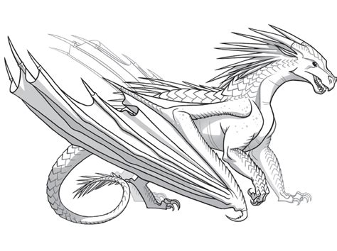 Magnificent is a female rainwing as large as coral with purple scales individually tinted gold, purple wings, and green eyes. Wings Of Fire Dragon Coloring Pages at GetDrawings | Free ...