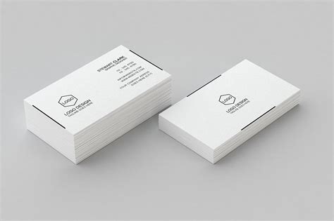 Reduce your effort and save your time by presenting all of your business and visiting card designs with these 5 business card mock ups. Simple Minimal Business Card Design ~ Business Card Templates ~ Creative Market