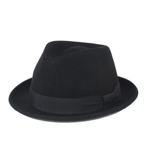 Mens Women Made In Italy 100 Wool Felt Fedora Waterproof Crushable