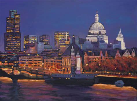 London Calling Original Contemporary Landscape Painting By Johnathan