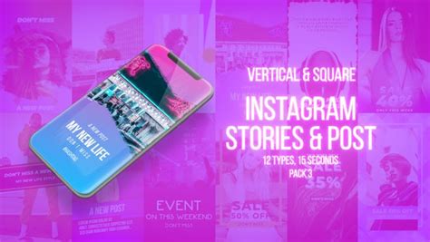 Instagram Stories Pack 3 Motion Graphics Templates Motion Array