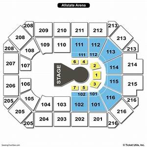 Wwe Allstate Arena Interactive Seating Chart Review Home Decor