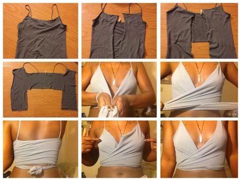 3 Easy Af Ways To Make A Crop Top With Stuff You Already Have Refashion Clothes Diy Clothes