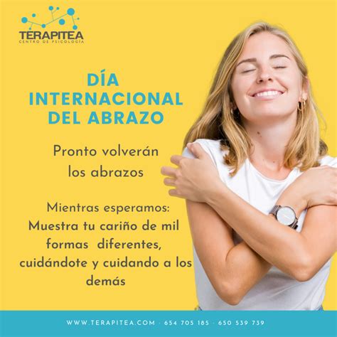 día internacional del abrazo Centro de Psicología Terapitea