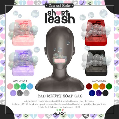 Bad Mouth Soap Gag • Short Leash