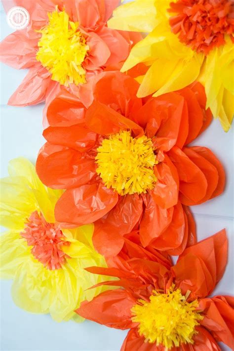 Giant Tissue Paper Flowers Easy Paper Craft Diy Paper Flowers Easy