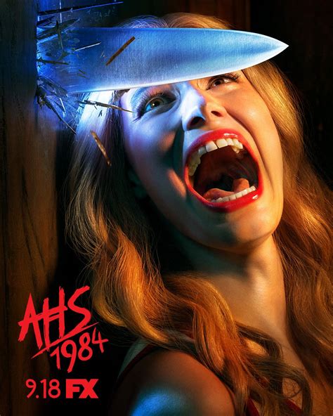 The series features american horror story cast members sarah paulson, connie britton, cuba gooding jr., darren criss, finn wittrock, max greenfield, jon jon briones, cody fern and billy eichner. American Horror Story 1984 Poster: Camp Redwood Has an ...
