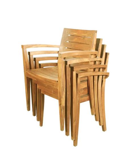 We work with one aim in mind: Jaxon Stacking Teak Chair | Shop Furniture Online in Singapore