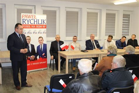 Spotkanie z politykami Prawa i Sprawiedliwości w Osjakowie w ramach