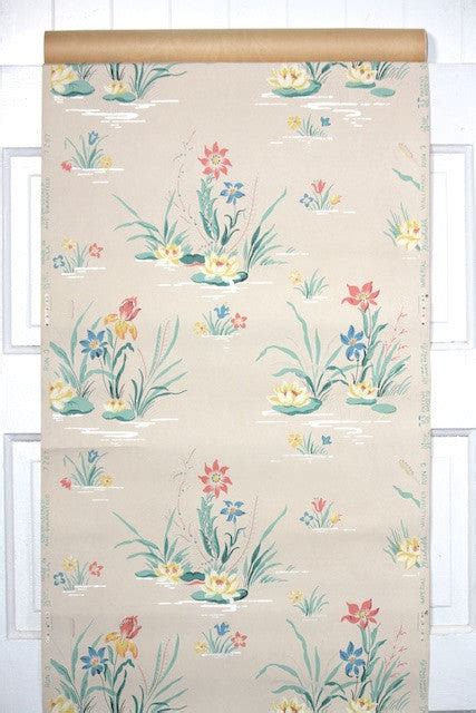 1940s Bathroom Vintage Wallpaper Hannahs Treasures Vintage Wallpaper