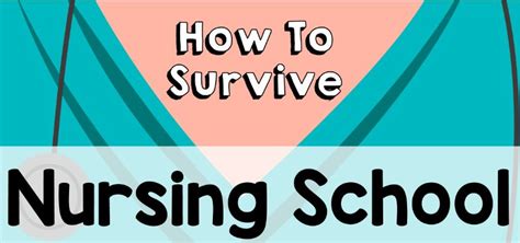 How To Survive Nursing School Infograph