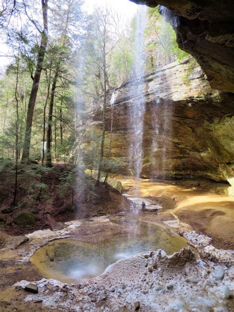 Ash Cave Hocking Hills Ohio Wedding Spot Ohio Waterfall