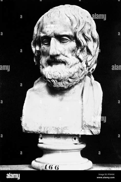 Euripides Ngreek Playwright Of 5th Century Bc Ancient Marble Bust