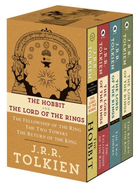 J R R Tolkien Book Boxed Set The Hobbit And The Lord Of The Rings