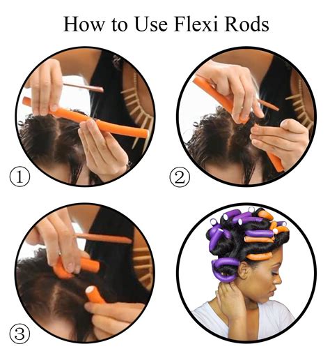 Buy Xnicx 47pcs 7 Flexible Curling Rods Hair Twist Flexi Rods