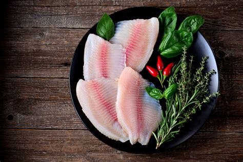 Raw Tilapia Fillets The Healthy Fish