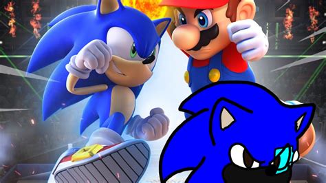 Sonic Reacts To Mario Vs Sonic Cartoon Beatbox Battles Youtube