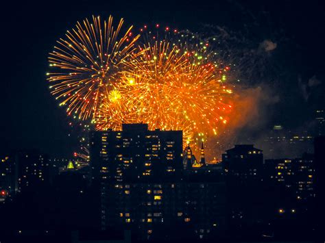 Free Stock Photo Of City Fireworks Night