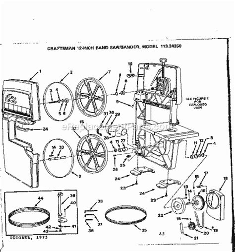 Craftsman Inch Band Saw Parts Diagram Reviewmotors Co