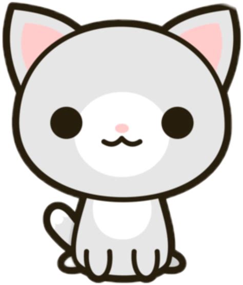 kawaii kitty freetoedit kawaii sticker by renameduser40438