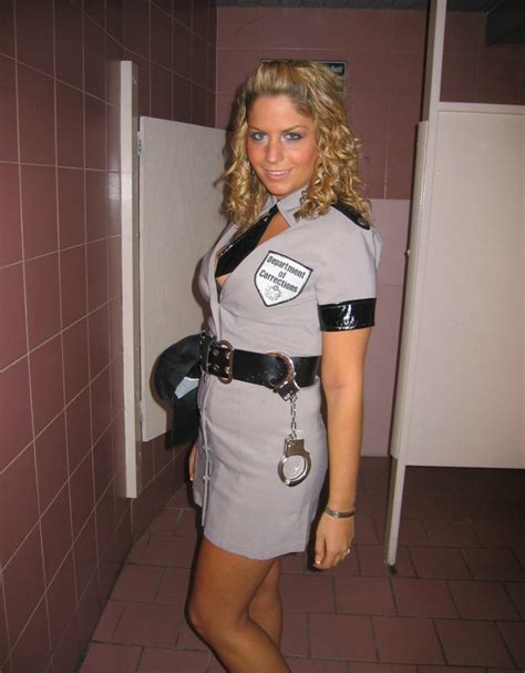 Red Hot Halloween Corrections Officer Not To Be Confused With A Cop