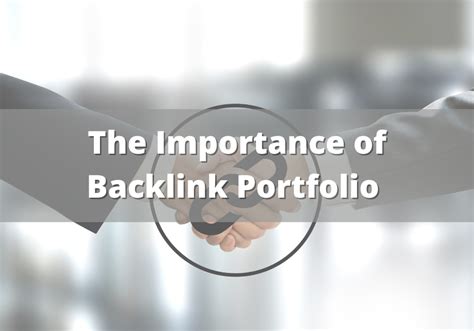 Why You Should Create A Backlink Portfolio