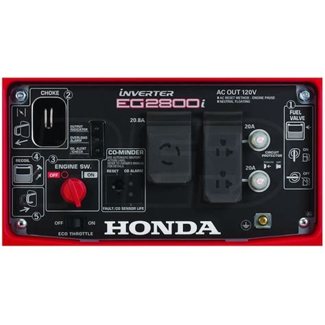 Honda Eg2800ian Eg2800i 2500 Watt Open Frame Inverter Generator W Co
