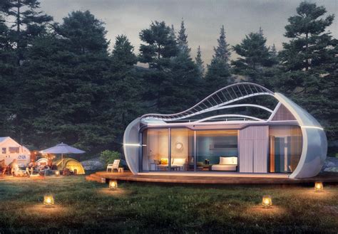 This Futuristic Pre Fab Tiny House Is Designed For A Nomadic Lifestyle