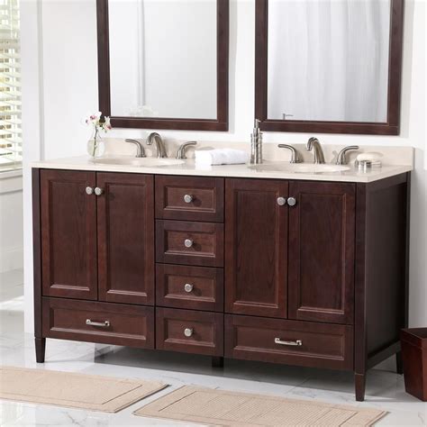 Find inspiration and ideas for your bathroom and bathroom the bathroom is associated with the weekday morning rush, but it doesn't have to be. Home Decorators Collection Claxby 60 in. W x 22 in. D x 34 ...